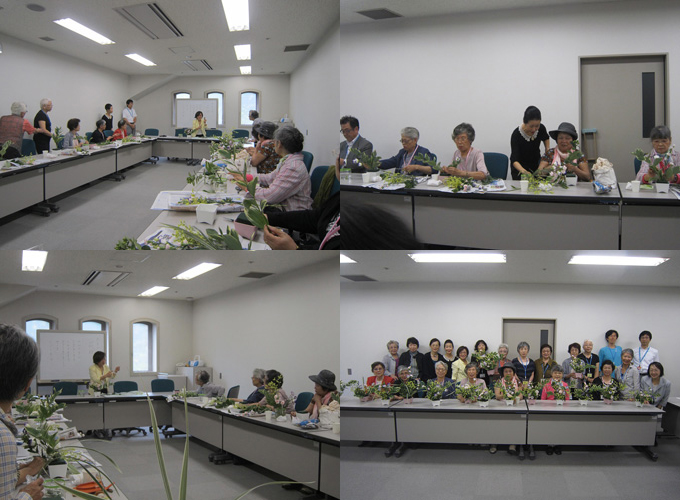 Welfare project ikebana workshop 2014